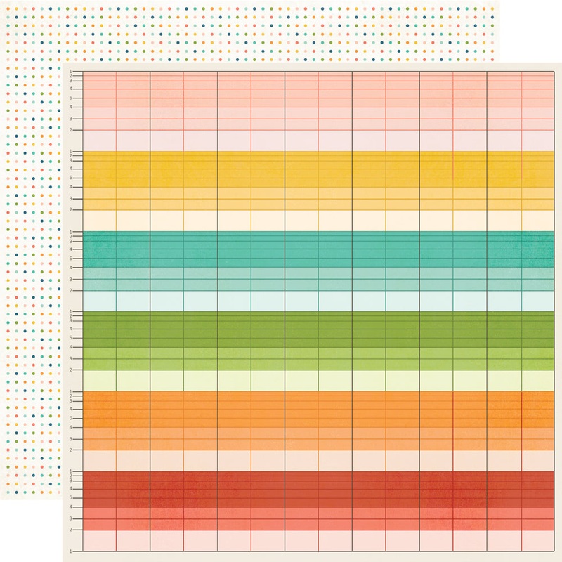 Simple Stories – Summer Snapshots – 12×12 Single Sheet – Easy Breezy