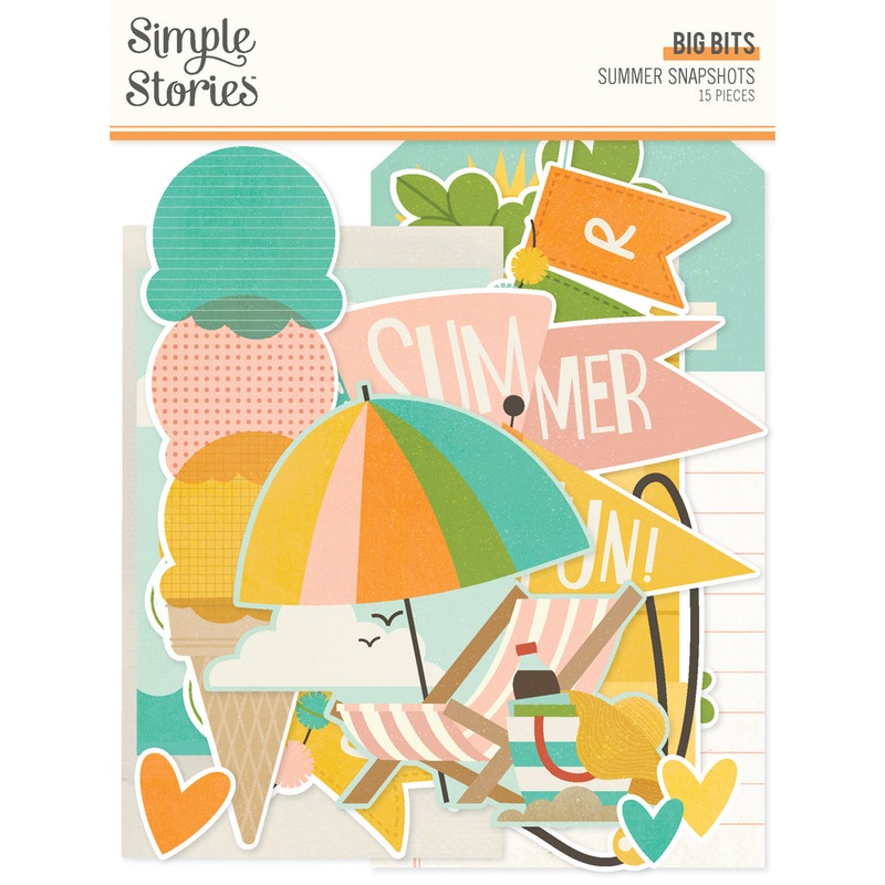 Simple Stories – Summer Snapshots – Big Bits & Pieces
