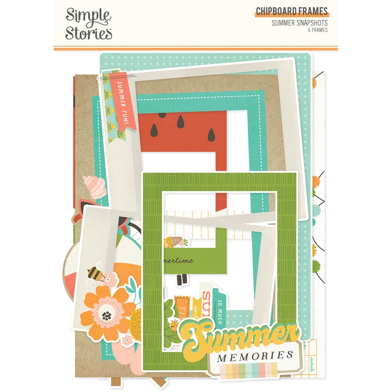 Simple Stories – Summer Snapshots – Chipboard Frames
