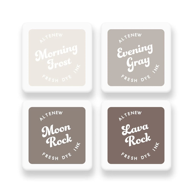 Altenew – Warm Gray Fresh Dye Ink Mini Cube Set