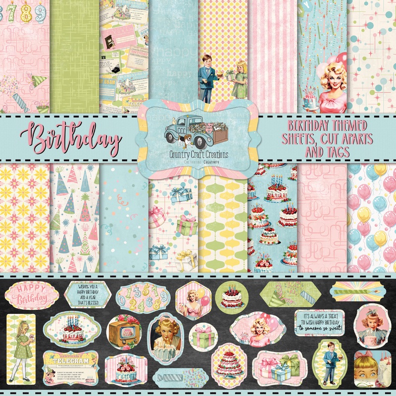 – Birthday – 8×8 – Cotton Bristol