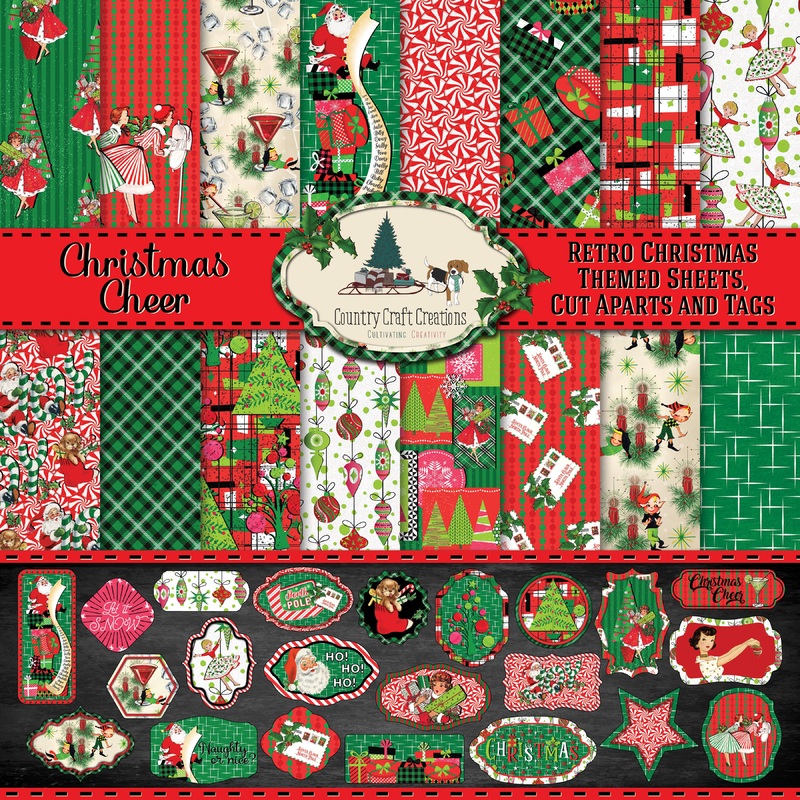 – Christmas Cheer – 8×8 – Cotton Bristol