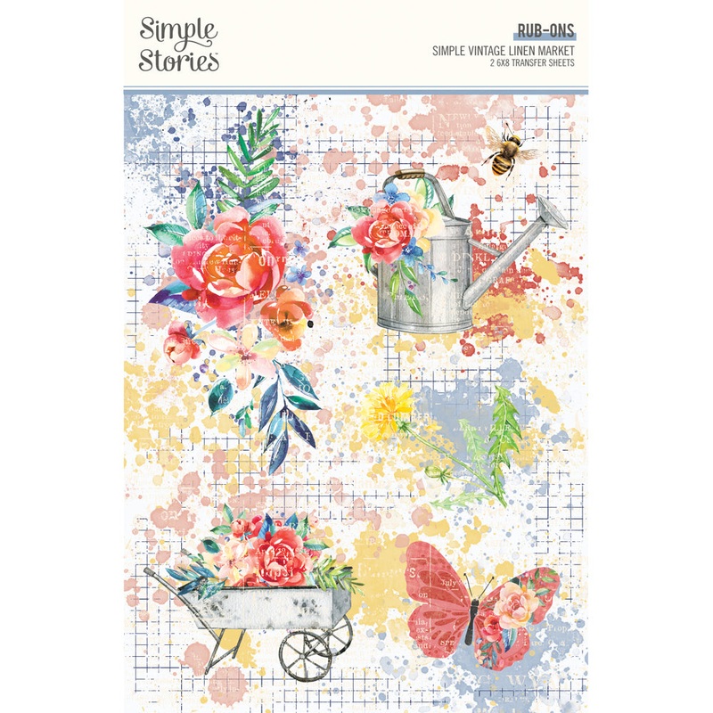 Simple Stories – Simple Vintage Linen Market – Rub Ons