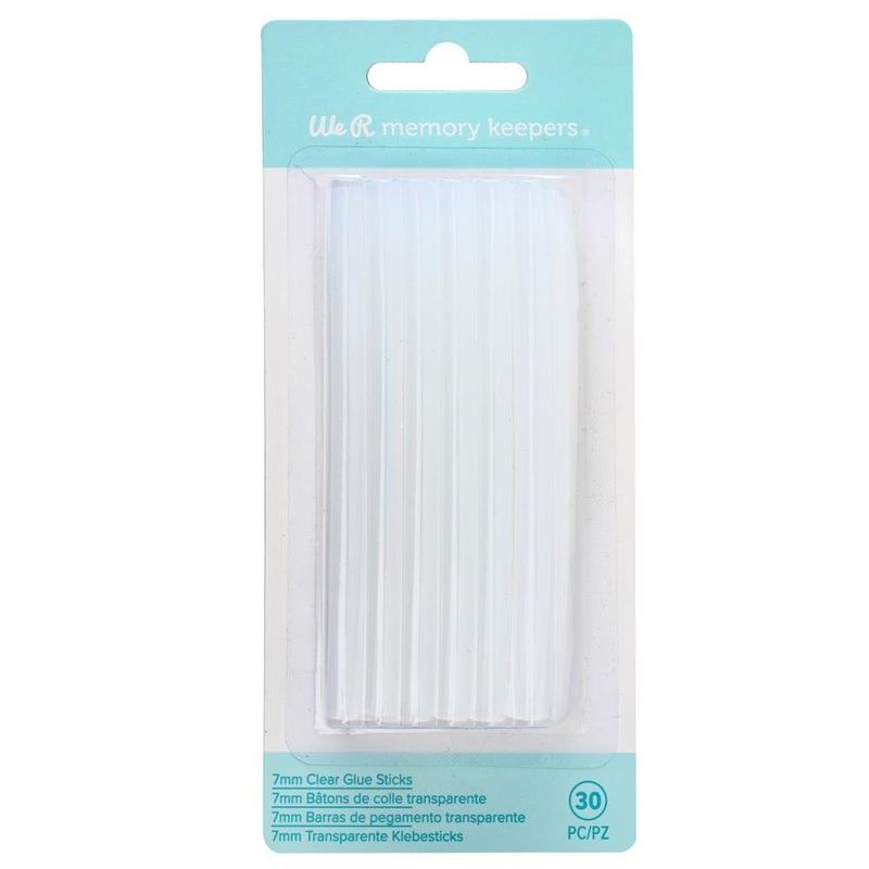 We R Memory Keepers – Creative Flow Hot Glue Sticks – Clear 30/Pkg