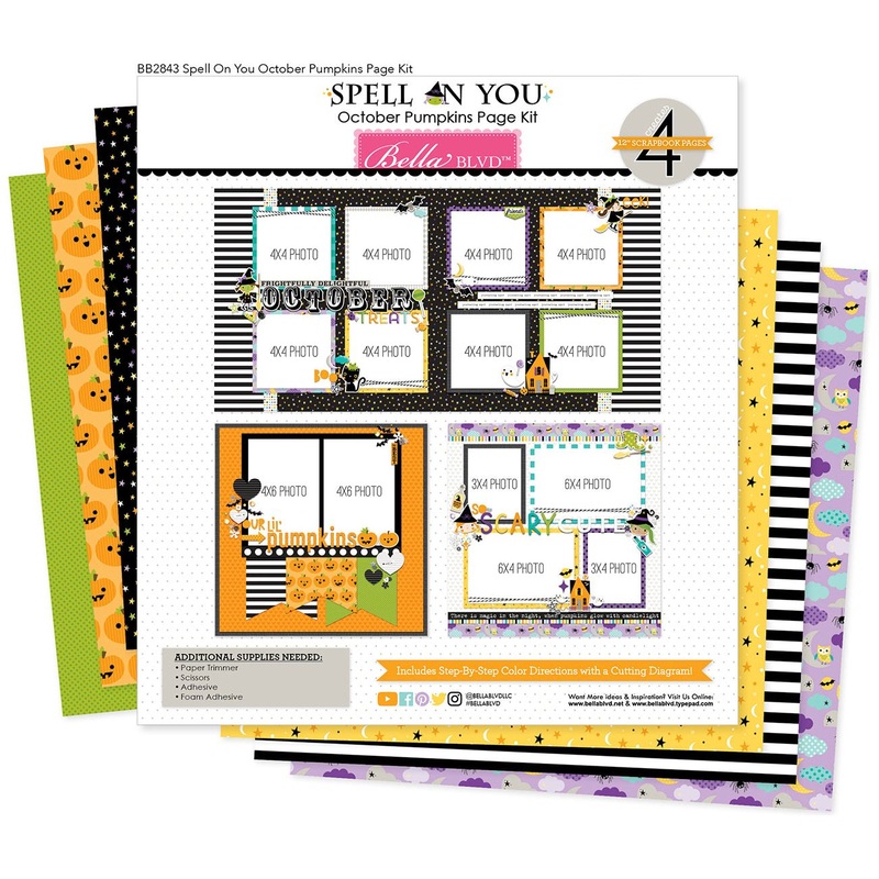 Bella Blvd – Spell on You October Pumpkins Page Kit
