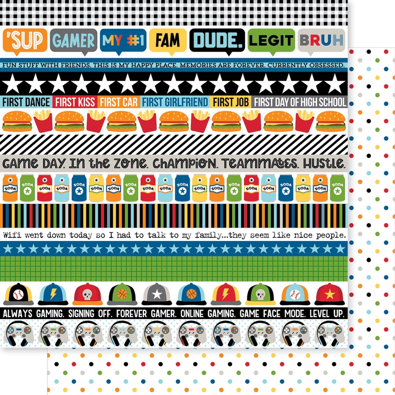 Bella Blvd – Teen Vibe Carson – 12×12 Single Sheets – Borders