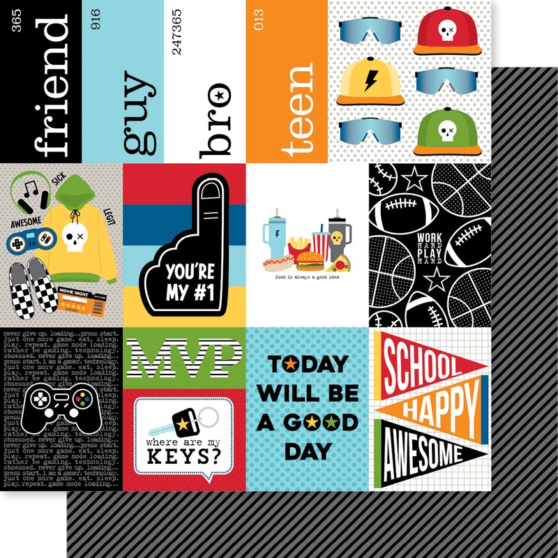 Bella Blvd – Teen Vibe Carson – 12×12 Single Sheets – Daily Details