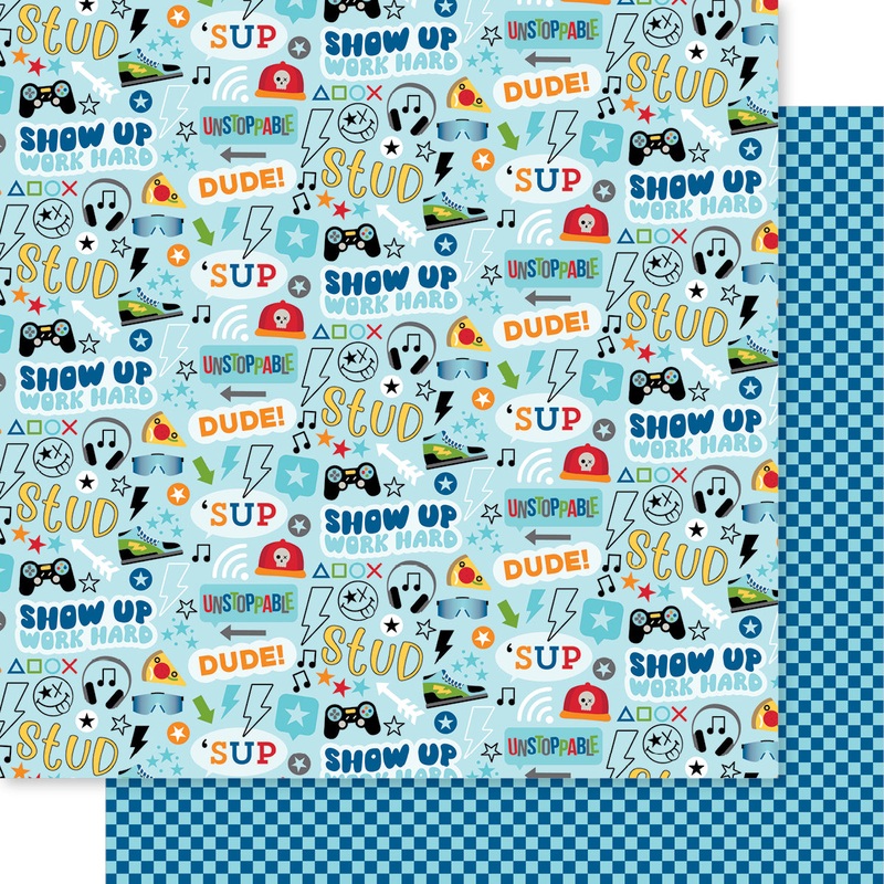 Bella Blvd – Teen Vibe Carson – 12×12 Single Sheets – The Guys