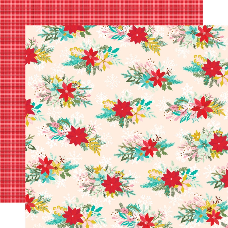 Simple Stories – Snow Pine Lodge – 12×12 Single Sheet – So Very Merry