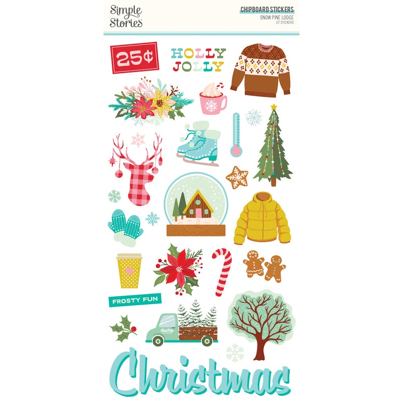 Simple Stories – Snow Pine Lodge – 6×12 Chipboard