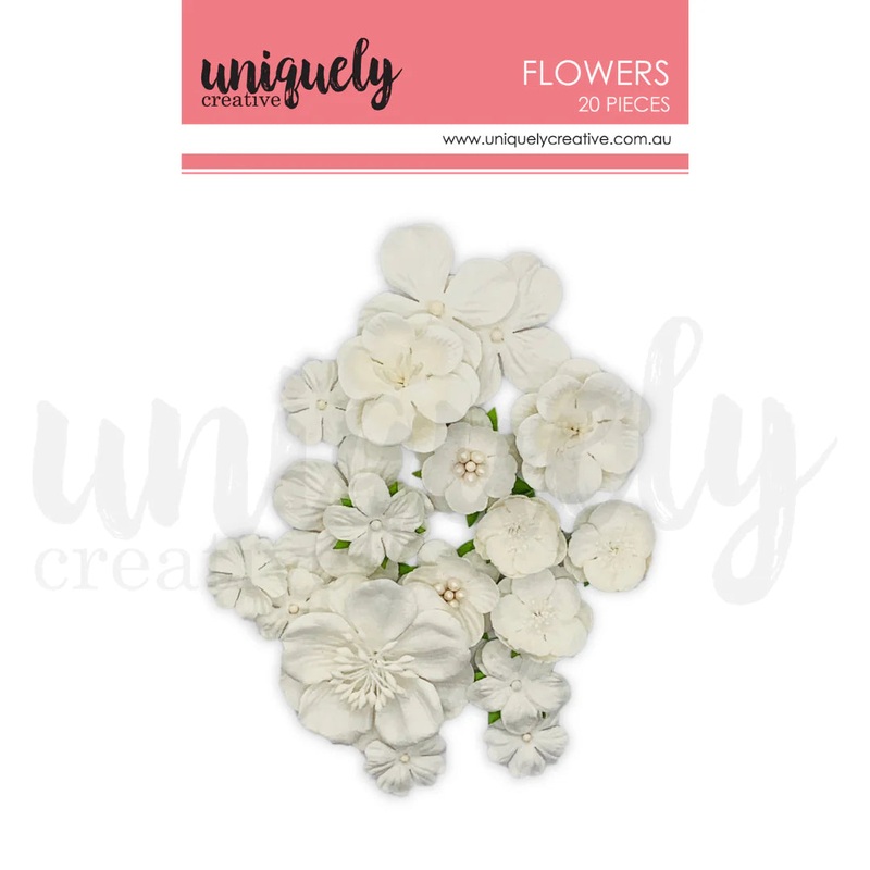 Uniquely Creative – Flowers – White