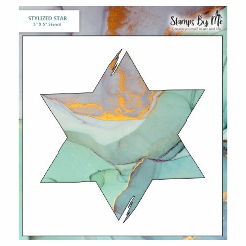 Stamps By Me – Stencil – Stylized Star