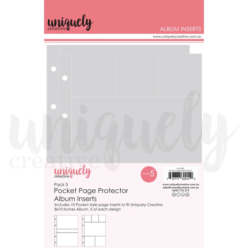 Uniquely Creative – Pocket Page Album Inserts – Pack 5