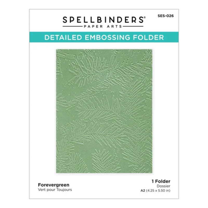 Spellbinders – Forevergreen Embossing Folder