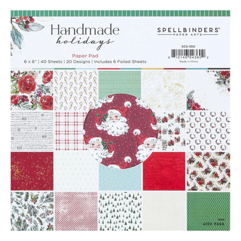Spellbinders – Handmade Holidays 6×6 Paper Pad