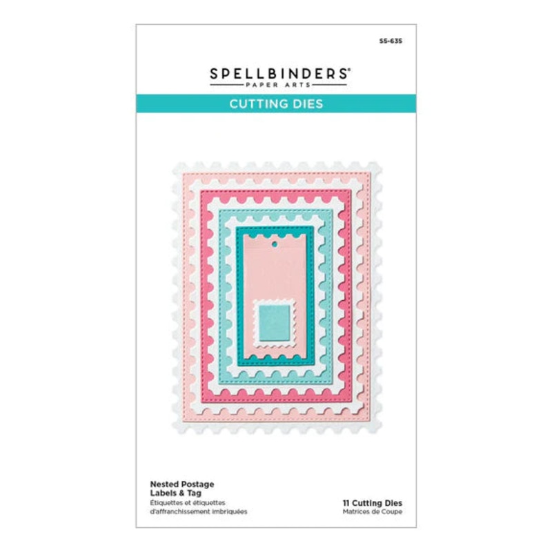 Spellbinders – Nested Postage Labels & Tag Etched Dies