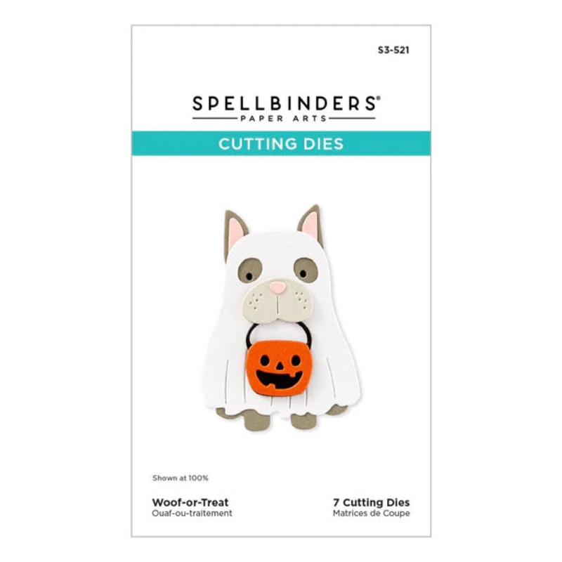Spellbinders – Woof-or-Treat Etched Dies