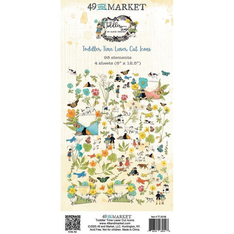 49 & Market – Toddler Time – Laser Cut Icons