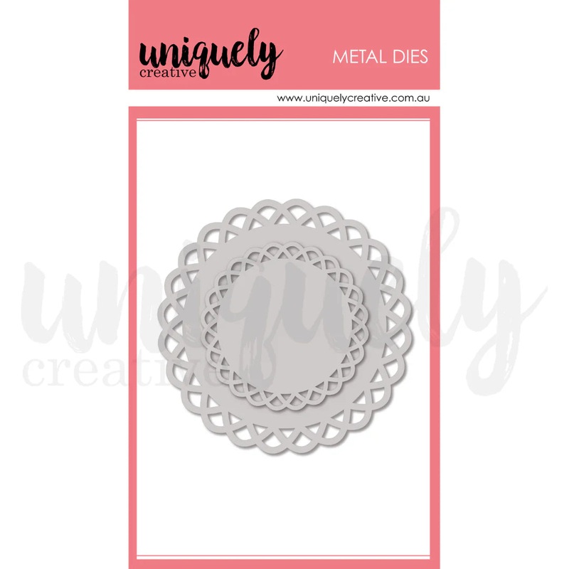 Uniquely Creative – Lace Edge Circle Die