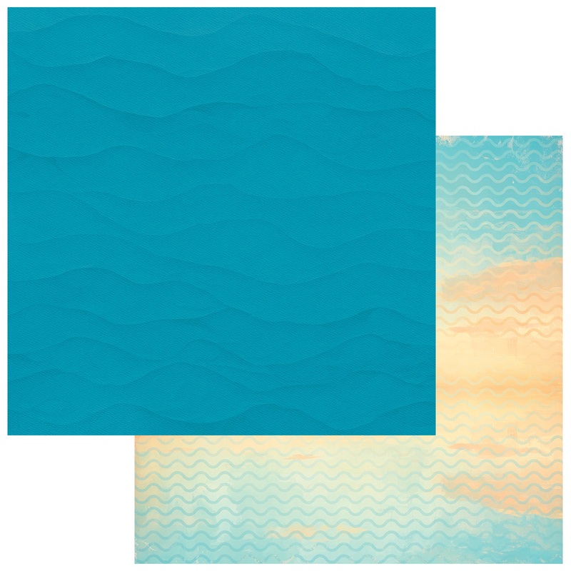 49 & Market – Beach Vibes – 12×12 Solid Single Sheets – 1