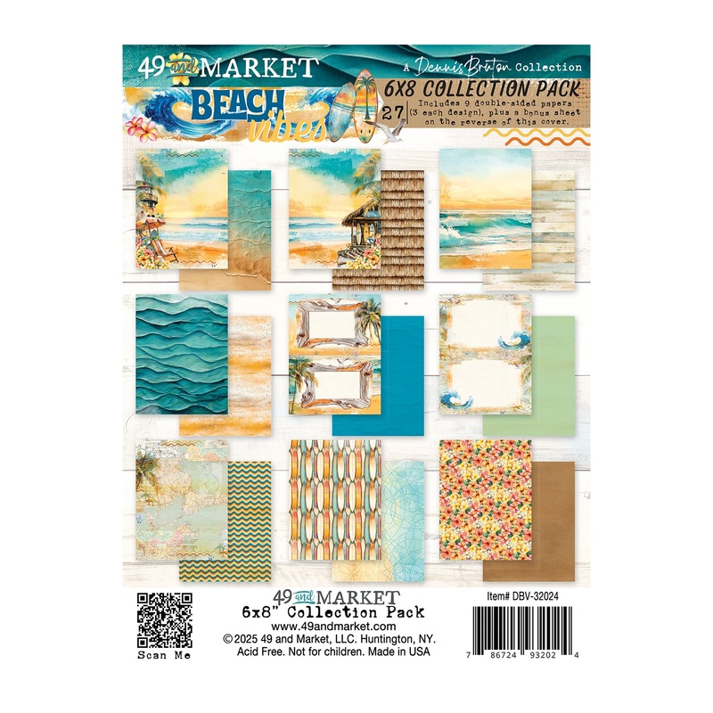 49 & Market – Beach Vibes – 6×8 Collection Pack
