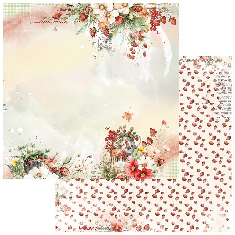 49 & Market – Nature’s Haven – 12×12 Single Sheets – Strawberry Tea
