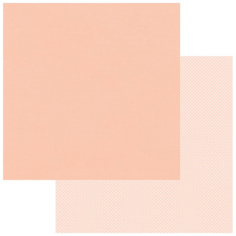 49 & Market – Nature’s Haven – 12×12 Solid Single Sheets – Peach Please