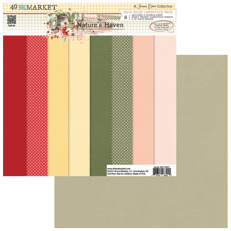 49 & Market – Nature’s Haven – 12×12 Solids Collection Pack