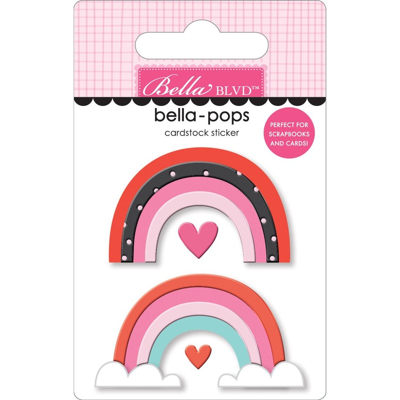 Bella Blvd – Let’s Scrapbook! Collection – Coordinating – Bella Pops – Beautiful / BB2656