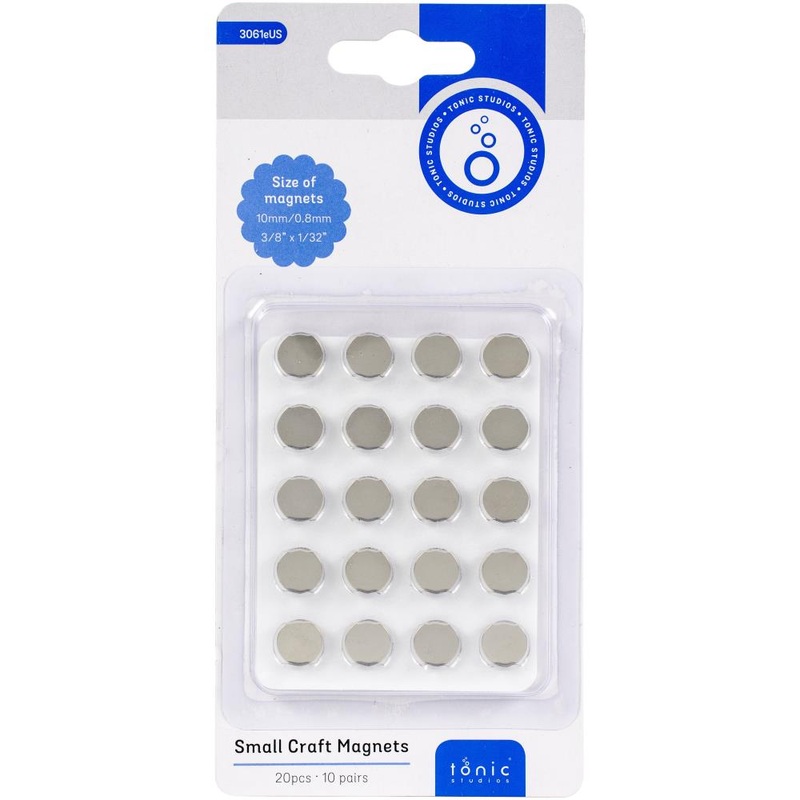 Tonic Studio – Craft Magnets – Small / 10mm 10/Pkg