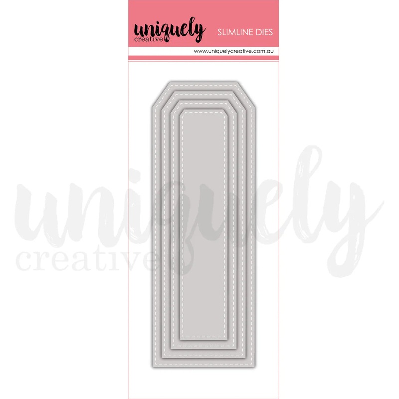 Uniquely Creative – Slim Stitched Nesting Tag Die